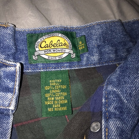 vintage distressed jean shorts - Picture 3 of 3